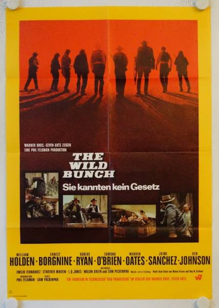 The Wild Bunch original release german movie poster